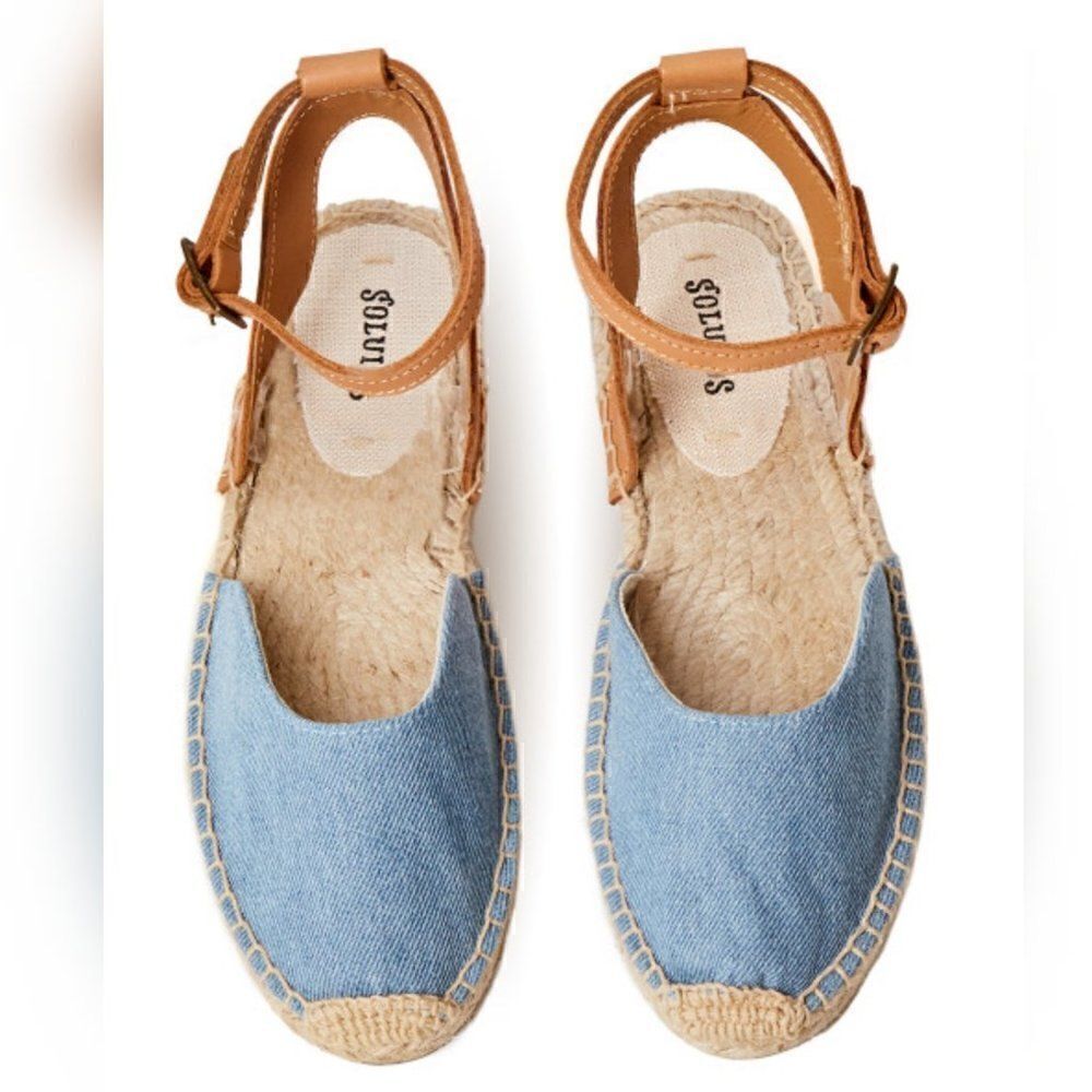 NIB SOLUDOS ALIX ESPADRILLE SANDALS SZ 9.5